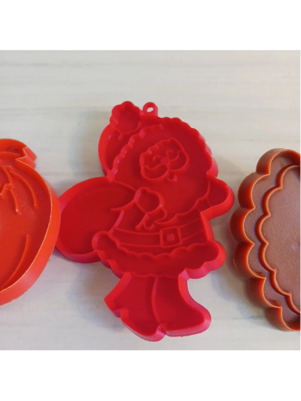 Vintage Hallmark Holiday Cookie Cutters Santa Turkey Pumpkin Plastic